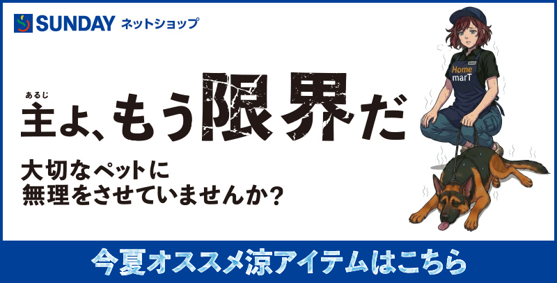 主よ、もう限界だ「ペットのオススメ涼アイテム」