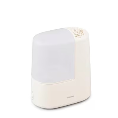 アイリスオーヤマ　加湿器　スチーム式　引取限定 フライパンのコーティング技術を応用した 「スチーム式加湿器」発売