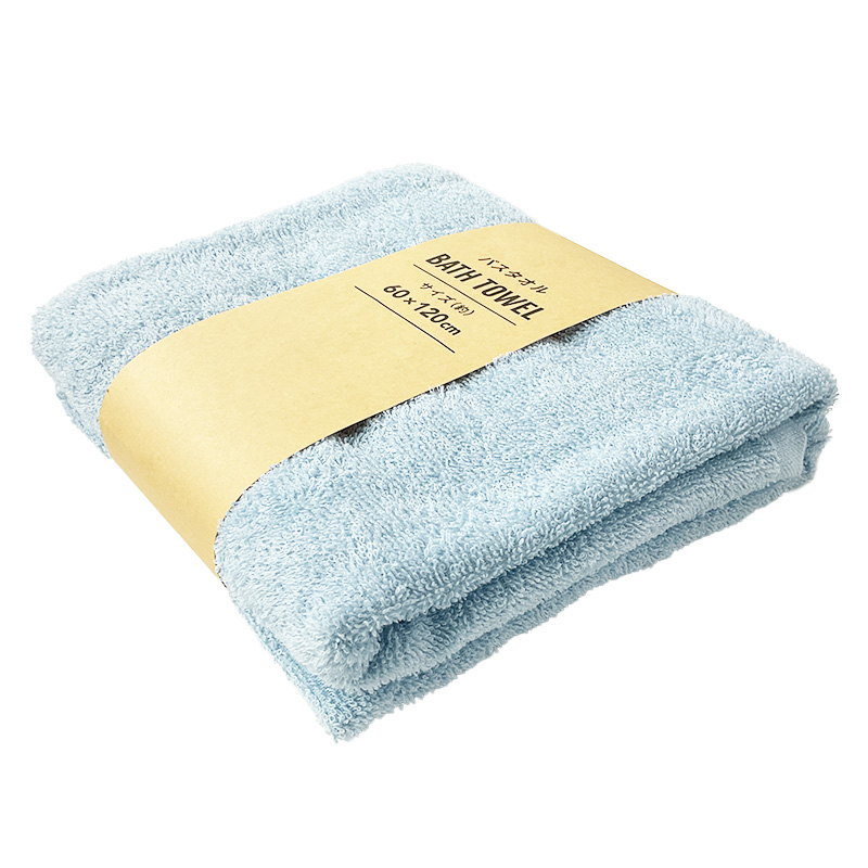 バスタオル 約60×120㎝ ブルー | SUNDAY サンデーネットショップ