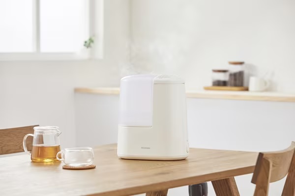 アイリスオーヤマ スチーム式加湿器 260ml AHM-H26B-C アイボリー