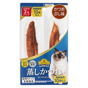トップバリュ 蒸しかつお かつおぶし味 高齢猫用 10歳以上 猫用 