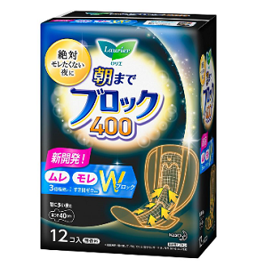 花王 ロリエ 朝までブロック 400 羽つき 12コ入 Sunday サンデーネットショップ