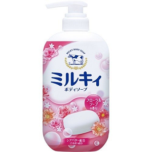 牛乳石鹸共進社 ミルキィボディソープ リラックスフローラルの香り ポンプ 550ml Diy 園芸 レジャー用品の通販ならサンデーネットショップ牛乳石鹸 ミルキィボディソープ フローラルソープの香り ポンプ 550ml Sunday サンデーネットショップ