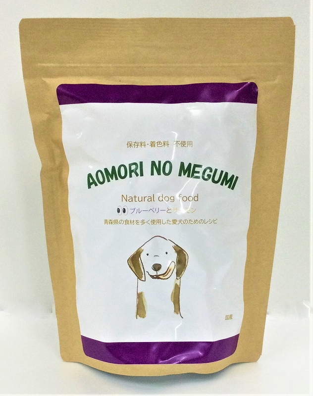 ナチュラルドッグおやつ 青森の恵み ブルーベリーとサーモン 500g Sunday サンデーネットショップ