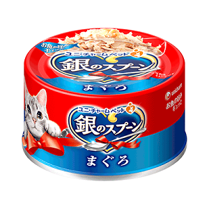 ユニチャーム・ペットケア 銀のスプーン 缶 まぐろ 70g｜DIY・園芸