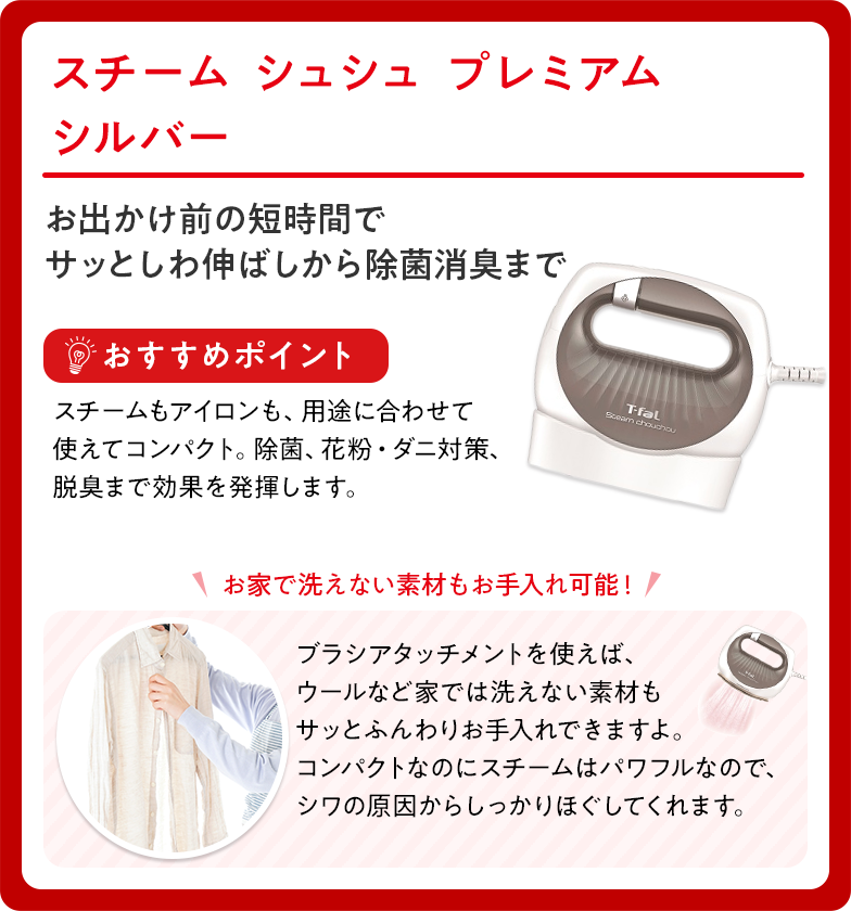 スチーム シュシュ プレミアム シルバー 商品画像